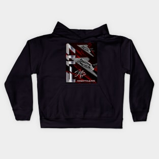 F-117 NIGHTHAWK T SHIRT STEALTH FIGHTER BOMBER JET PLANE Kids Hoodie